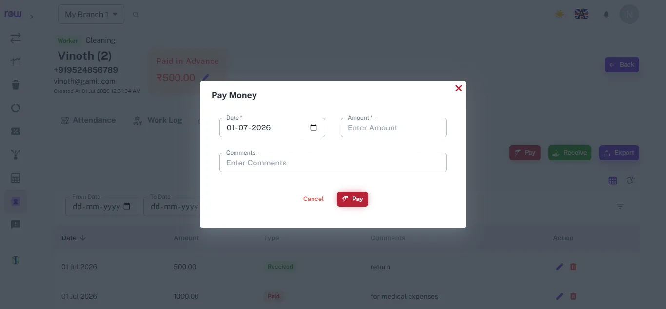 Pay Advance
