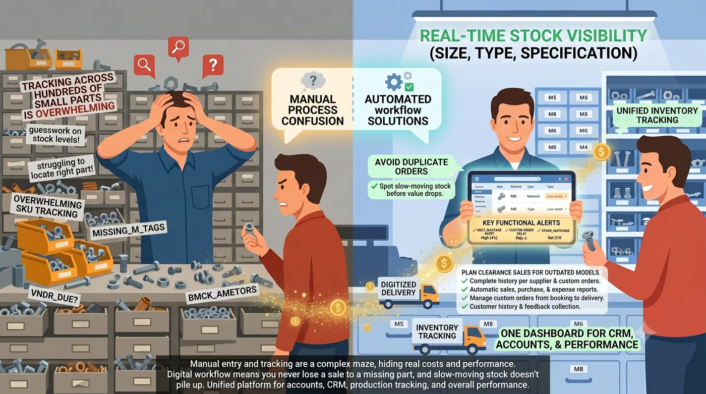 Hardware & Spare Parts Management Platform image