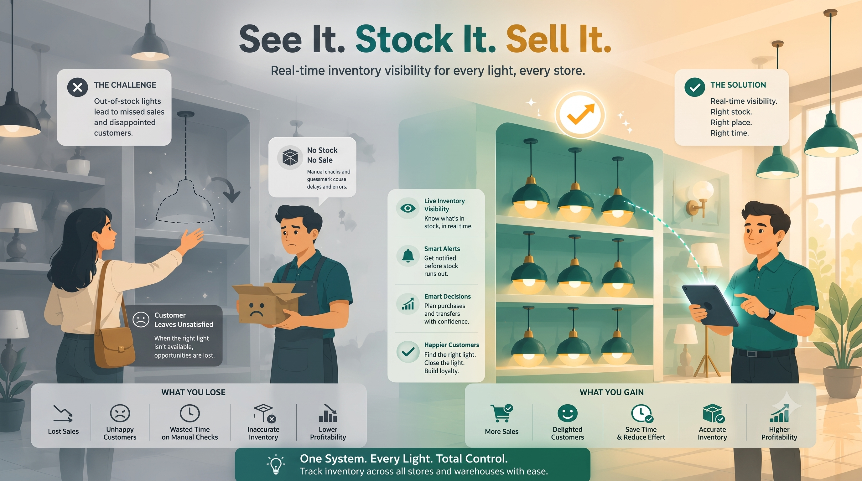 Lighting Showroom Management Platform image