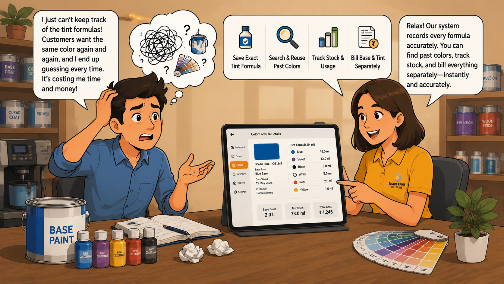 Paint Shop Management Platform image
