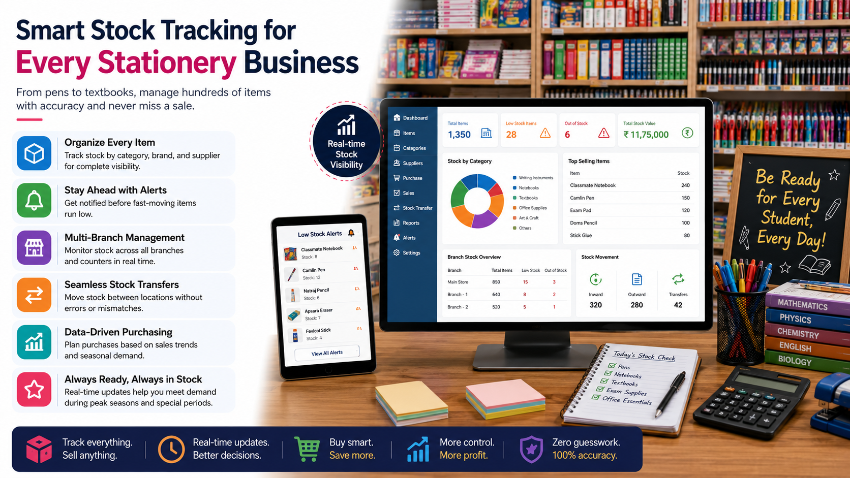 Stationery and Book Shop Management Platform image