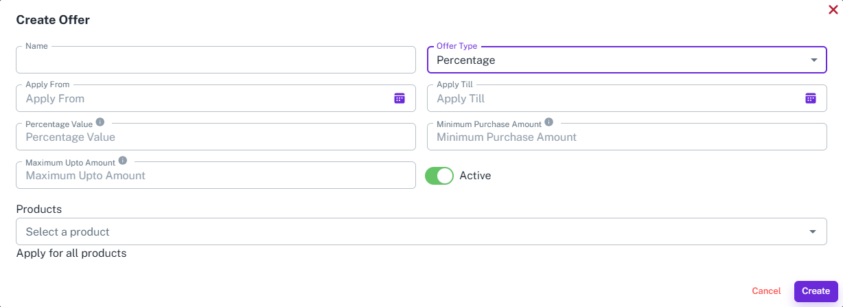 Create Offer