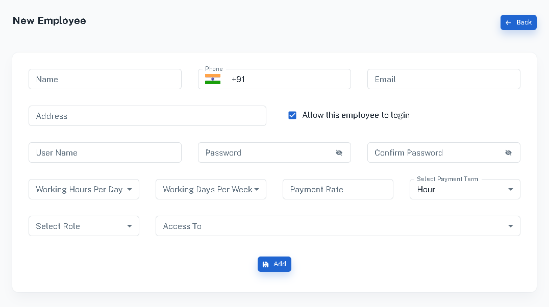 User form