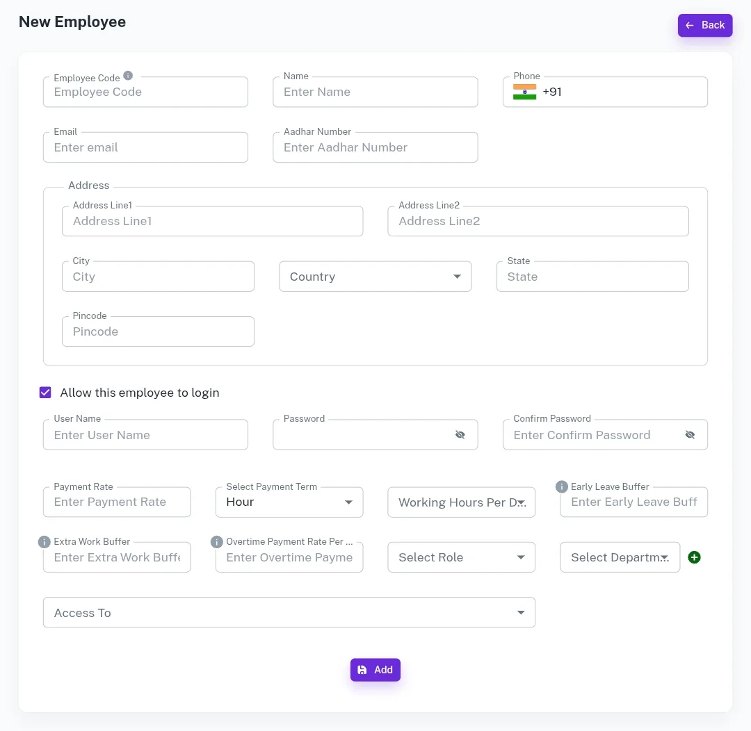 User form