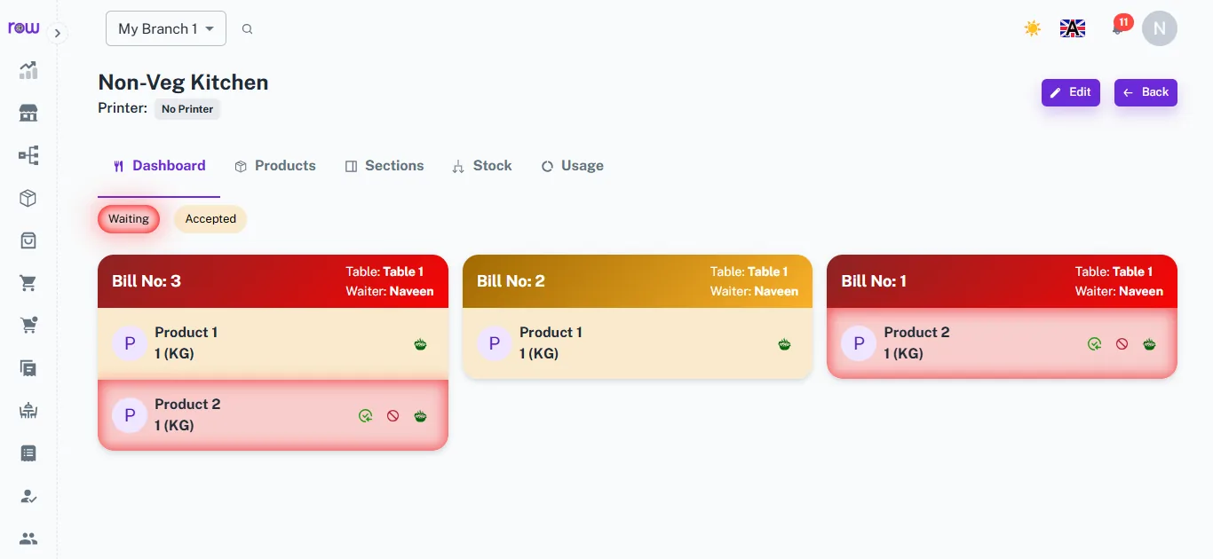 Kitchen Display System