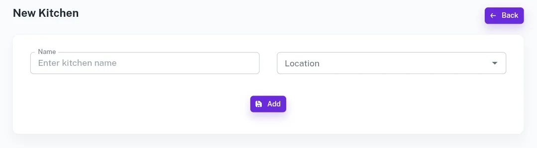 Add Kitchen