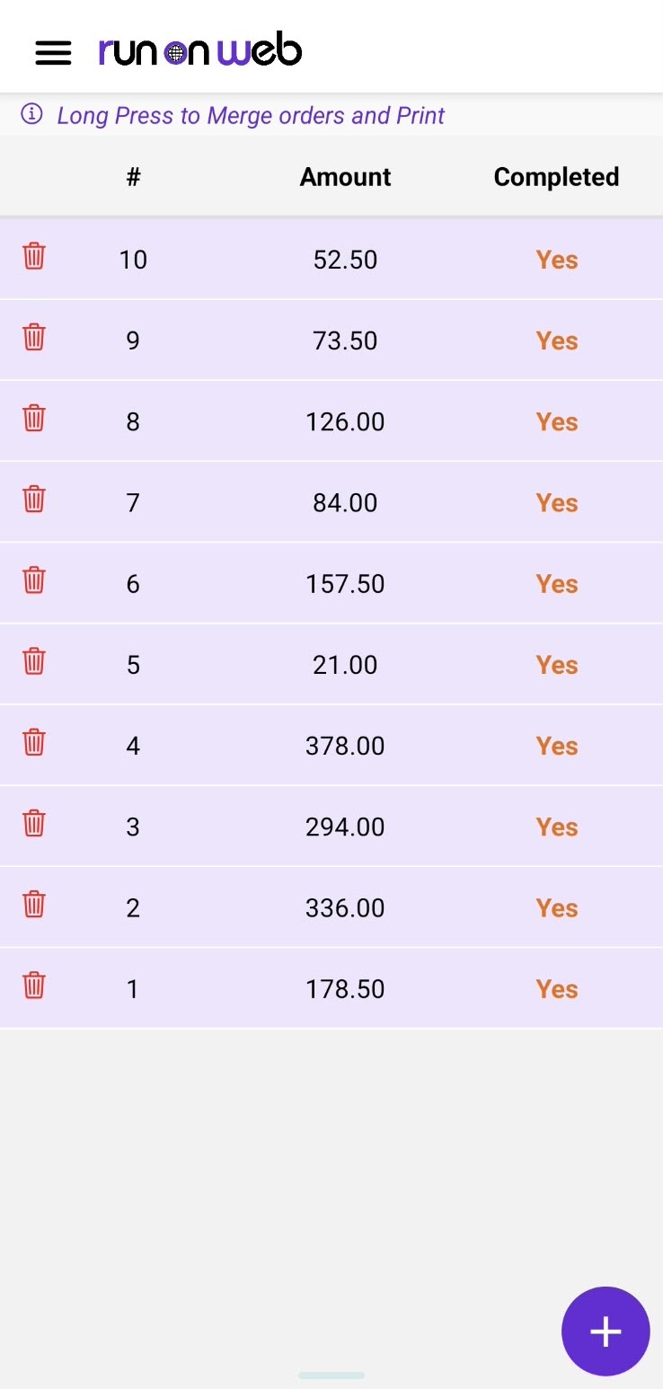 Sales List