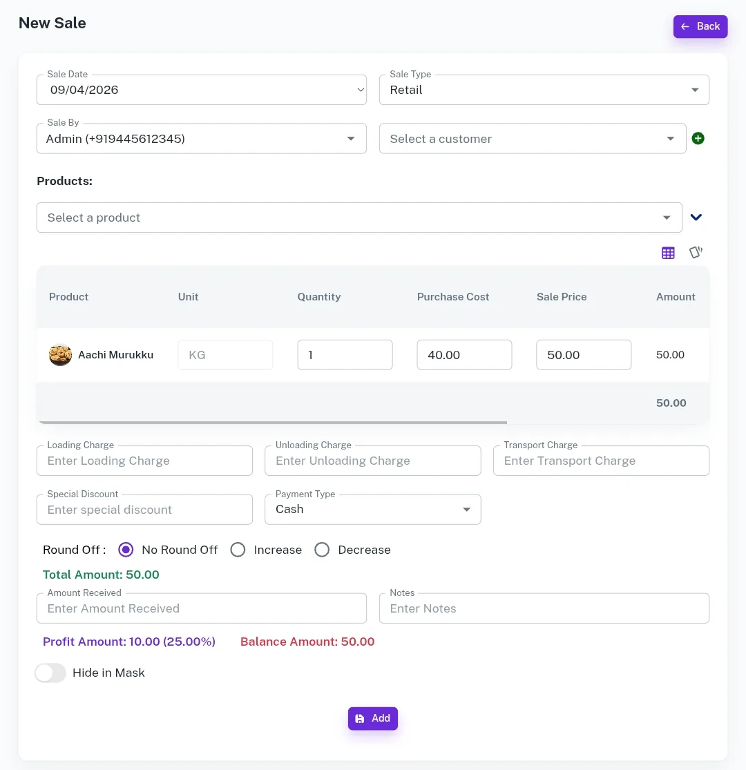 E-Invoice Sample